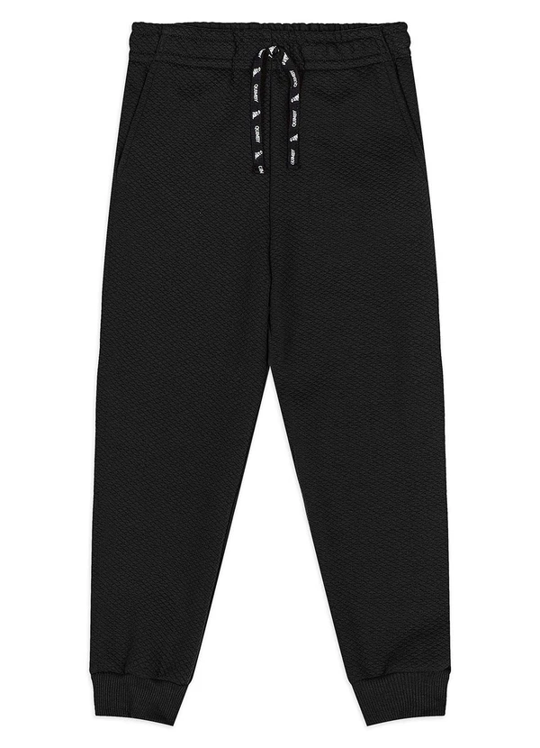 Quimby - Conjunto Texturizado Jaqueta Calça Preto 5