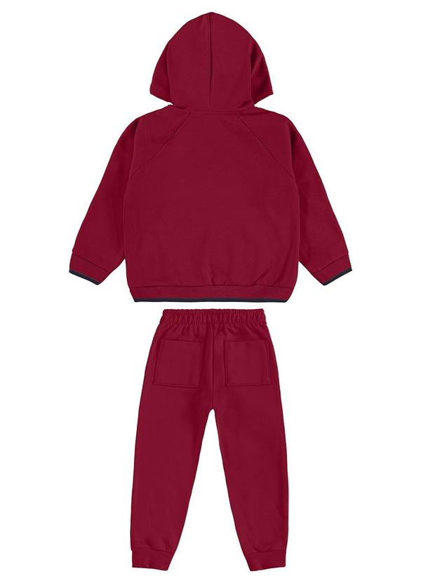 Carinhoso - Conjunto The Adventure Begins Jogger Vermelho 3