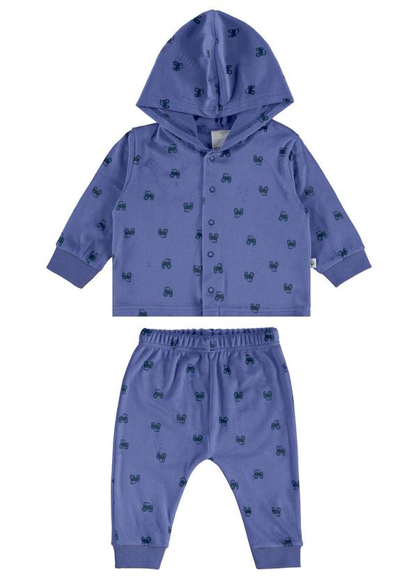 Malwee Kids - Conjunto Trator Saruel Menino Azul