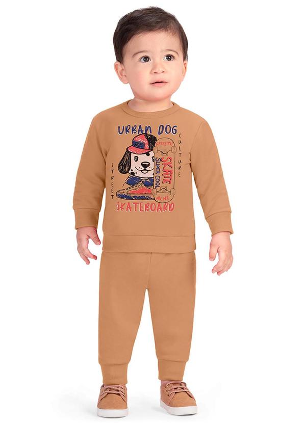 Alenice - Conjunto Urban Dog Skate Menino Marrom 1