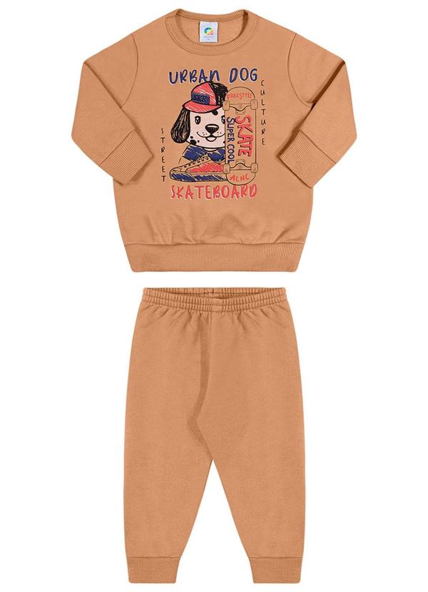 Alenice - Conjunto Urban Dog Skate Menino Marrom 2