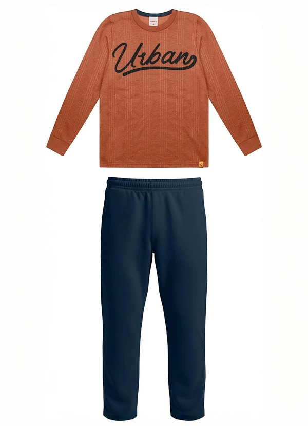 Carinhoso - Conjunto Urban em Moletinho Terracota