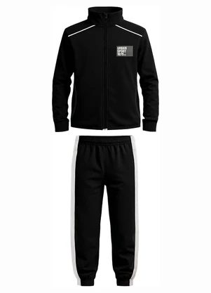 Carinhoso - Conjunto Urban Sport Suedini Preto - CARINHOSO