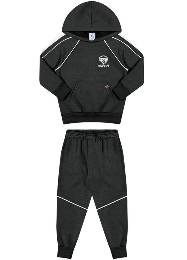 Alenice - Conjunto Urso Selvagem Menino Preto