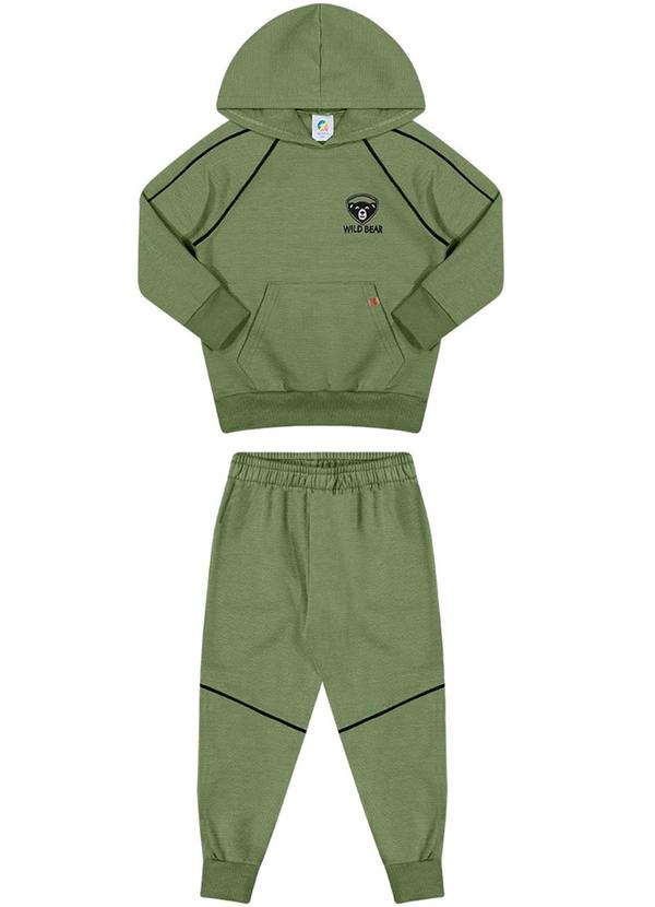 Alenice - Conjunto Urso Selvagem Menino Verde