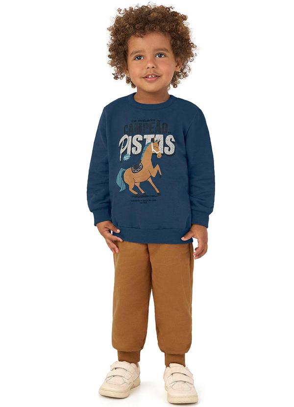 Malwee Kids - Conjunto Verdadeiro Campeão Azul