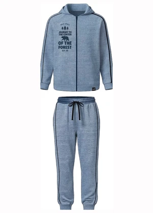 Malwee Kids - Conjunto Wild Spirit em Moletinho Azul Marinho - MALWEE KIDS