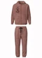 Malwee Kids - Conjunto Wild Spirit em Moletinho Azul Marinho - variação: Marrom