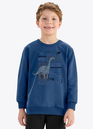 Rovi Kids - Kit Conjunto Blusão com Calça Azul - ROVI KIDS