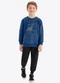 Rovi Kids - Kit Conjunto Blusão com Calça Azul - variação: Azul