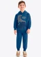 Rovi Kids - Kit Conjunto Blusão com Capuz e Calça Azul - variação: Azul