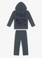 Rovi Kids - Kit Conjunto Blusão com Capuz e Calça Verde - variação: Cinza