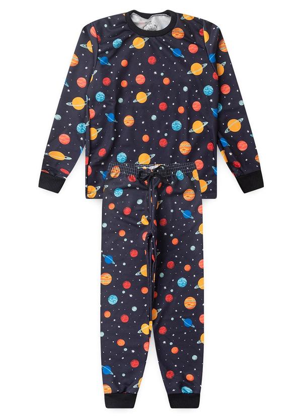 Atelie da Crianca - Moletom Infantil Astronauta Preto