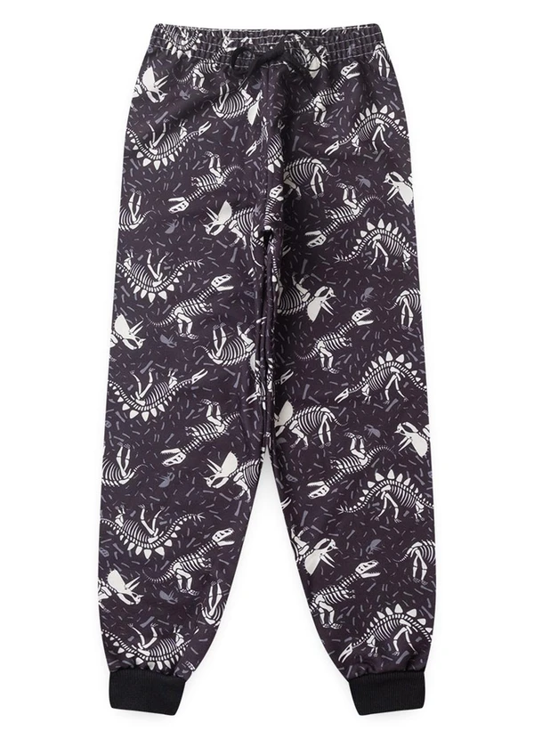 Atelie da Crianca - Moletom Infantil Fossil Preto 3