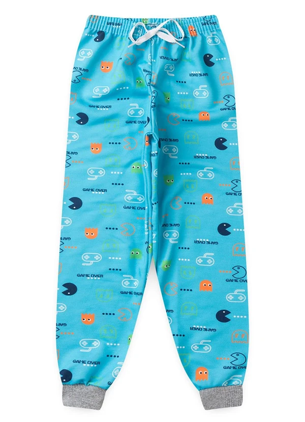 Atelie da Crianca - Moletom Infantil Game Azul Claro 3