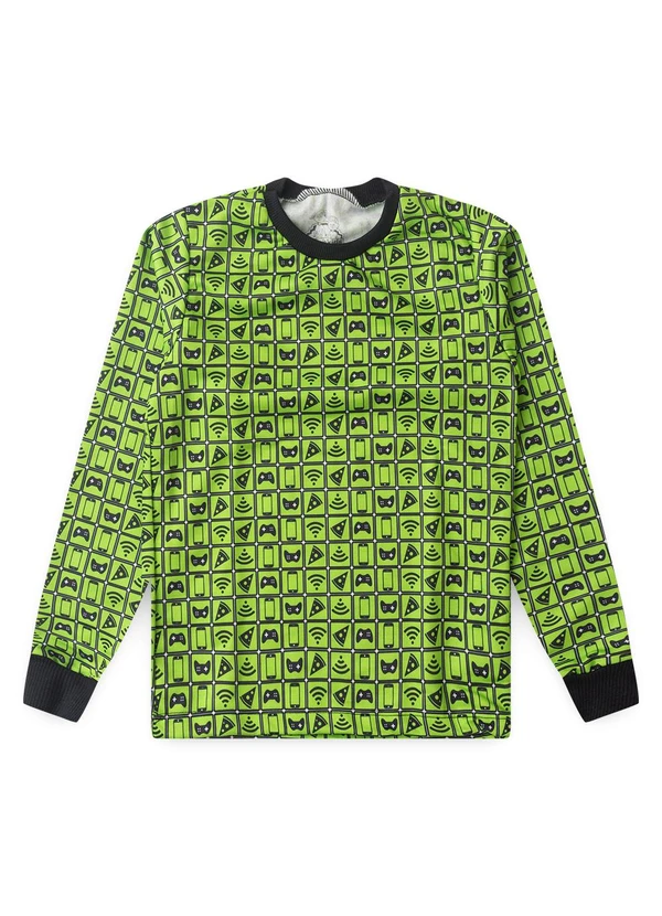 Atelie da Crianca - Moletom Infantil Game Verde 2