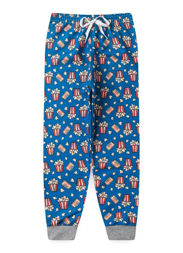 Atelie da Crianca - Moletom Infantil Pipoca Azul 3