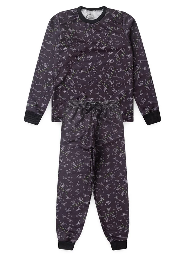 Atelie da Crianca - Moletom Infantil Skate Preto