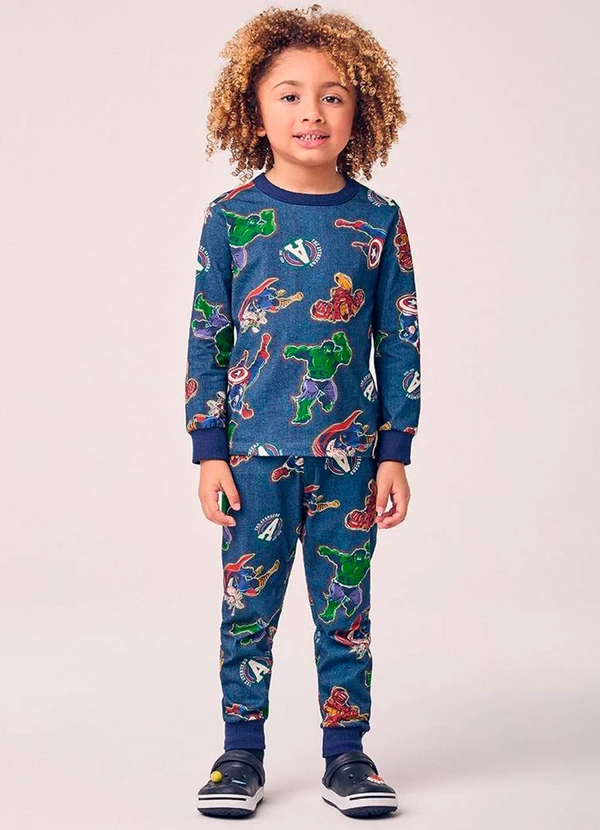 Youccie - Pijama Infantil Estampado da Marvel
