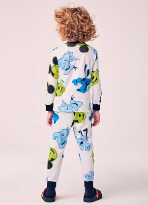 Youccie - Pijama Infantil Estampado do Mickey e Amigos - YOUCCIE