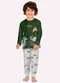 Kyly - Pijama Infantil Menino Bichinhos Cinza - variação: Verde