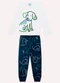 Kyly - Pijama Infantil Menino Cachorrinho Branco - variação: Branco