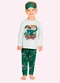 Kyly - Pijama Infantil Menino Dinossauro Cinza - variação: Cinza