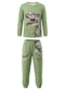 Brandili - Pijama Infantil Menino em Malha Verde - variação: Verde
