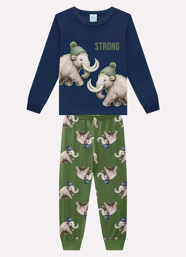 Kyly - Pijama Infantil Menino Maumutes Azul