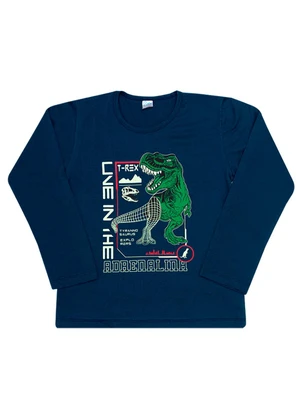 Outlet - Pijama Infantil Meninos Azul - OUTLET