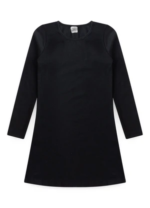 Vida Costeira - Vestido Infantil Básico Ribana Canelado - VIDA COSTEIRA