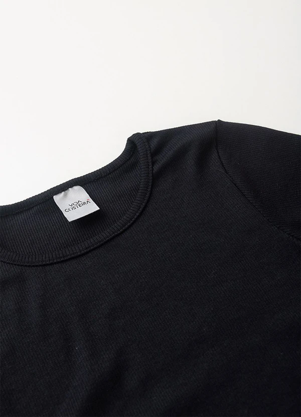 Vida Costeira - Vestido Infantil Básico Ribana Canelado 2