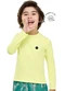 Elian - Blusa Infantil Unissex com Proteção Solar Amarelo - variação: Amarelo