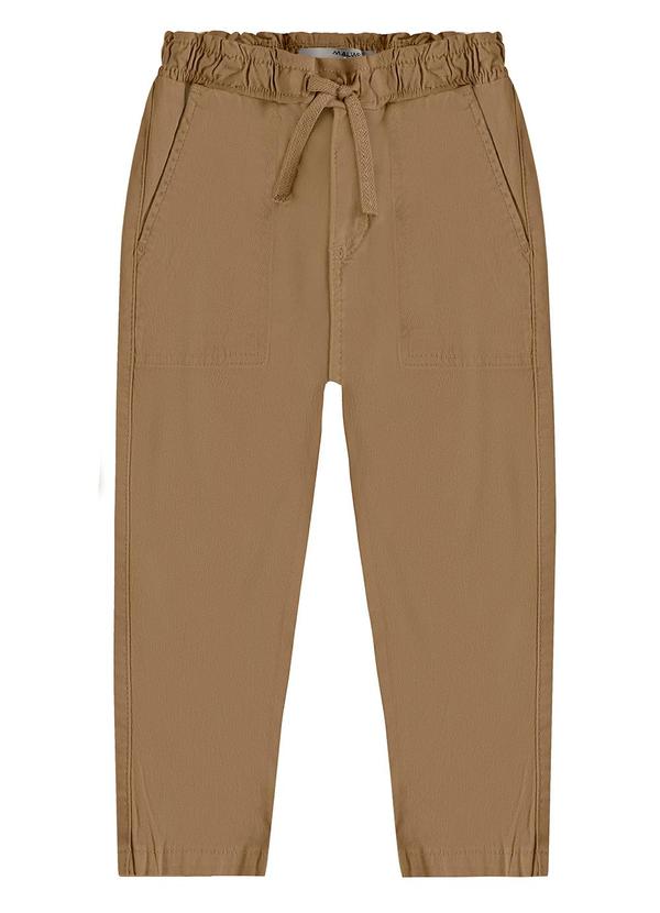 Malwee Kids - Calça Jogger em Moletom Cáqui 3