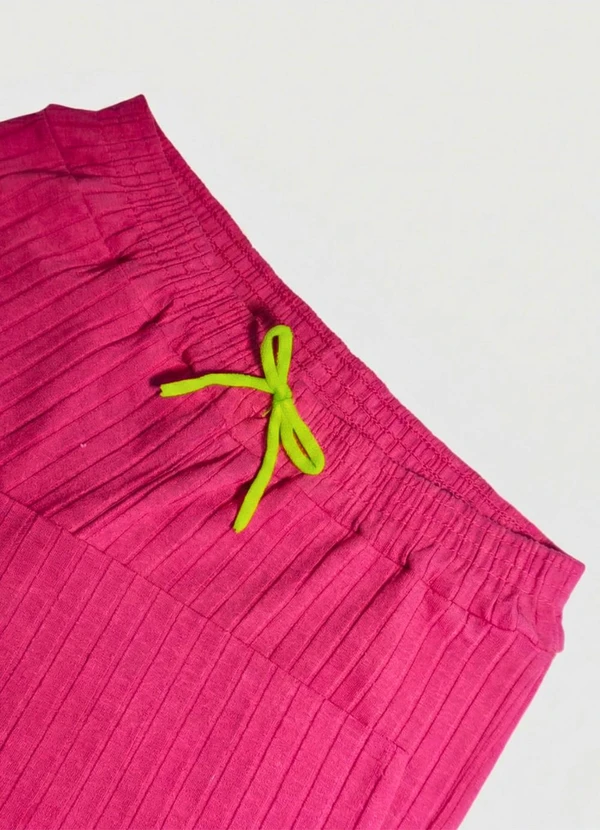 Turminha - Calça Wide Leg Ribana Rosa 4