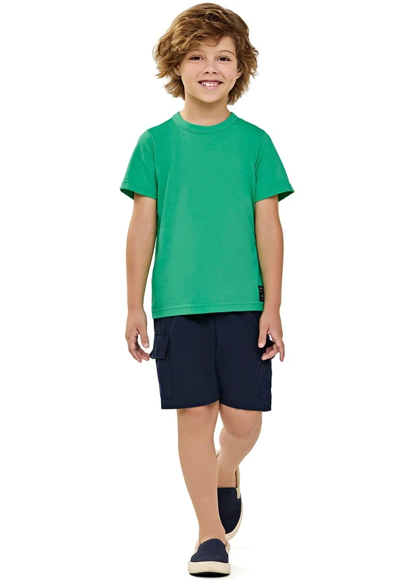 Elian - Camiseta Infantil Menino Surf Club Verde 3