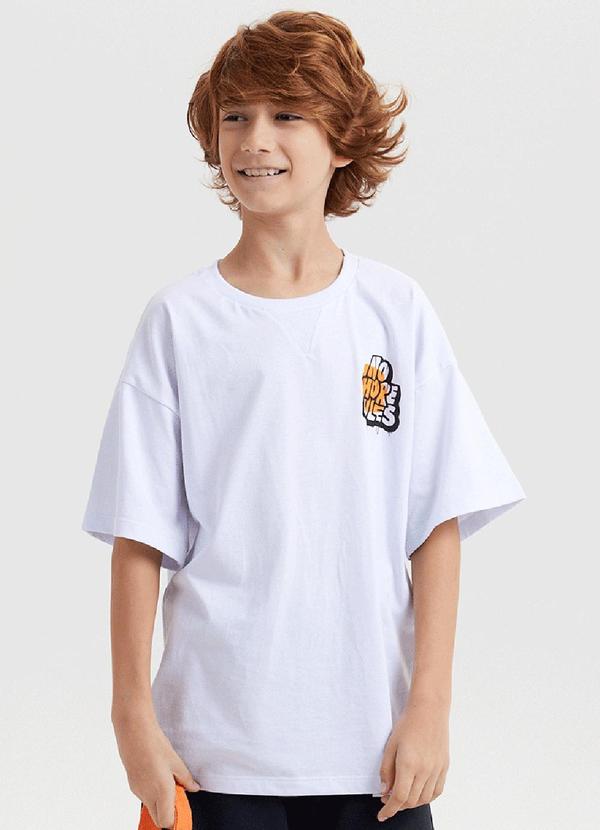 Playland Kids - Camiseta Menino Branco