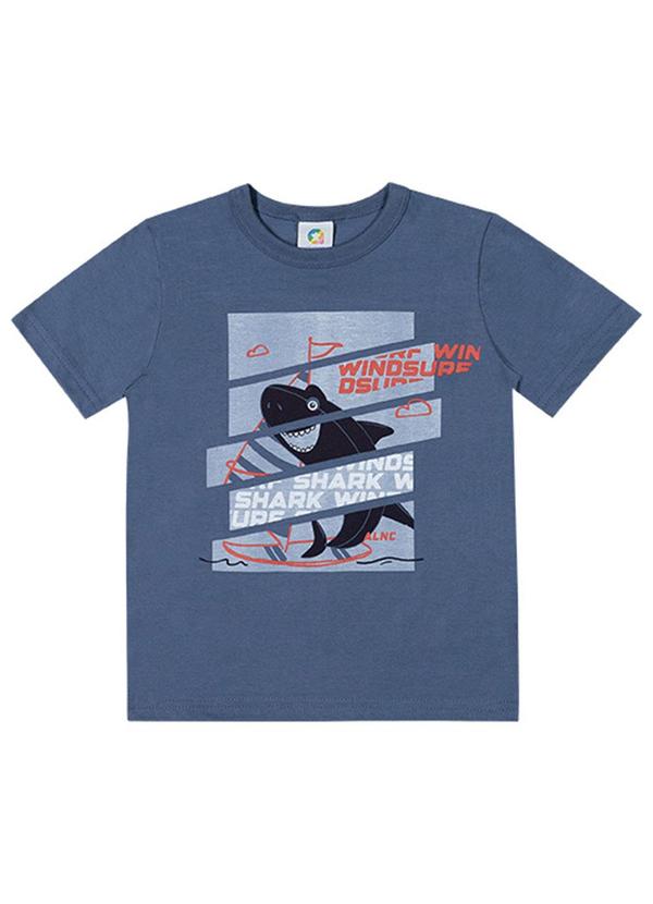 Alenice - Camiseta Windsurf Menino Azul