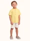 Fakini Kids - Cj.Camiseta/Bermuda Bege - variação: Amarelo