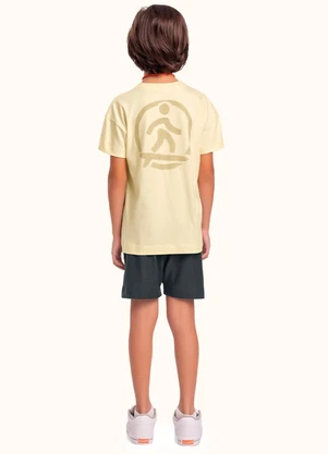 Fakini Kids - Cj.Camiseta/Bermuda Amarelo - FAKINI KIDS