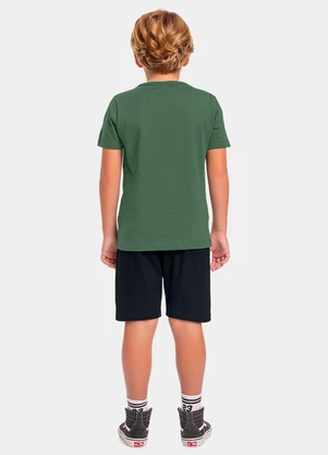 Fakini Kids - Cj.Camiseta/Bermuda Avengers Verde - FAKINI KIDS