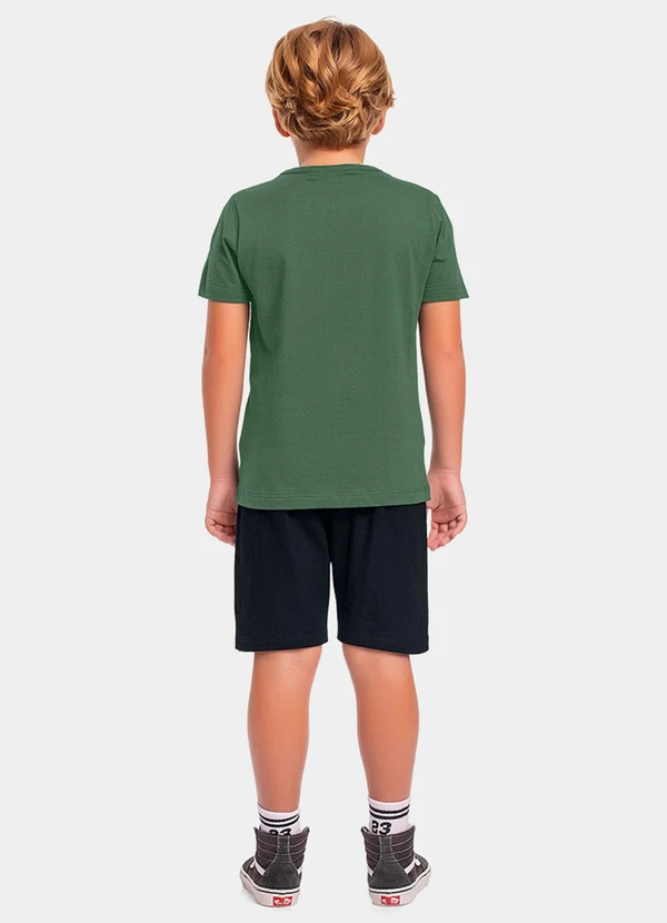 Fakini Kids - Cj.Camiseta/Bermuda Avengers Verde 2