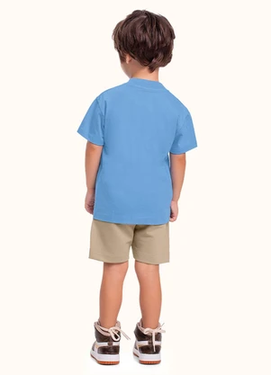 Fakini Kids - Cj.Camiseta/Bermuda Azul - FAKINI KIDS