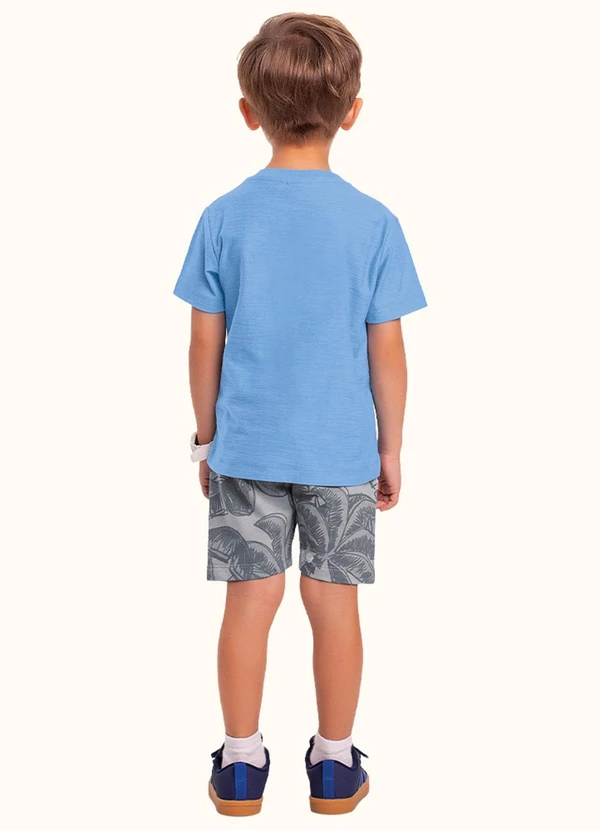 Fakini Kids - Cj.Camiseta/Bermuda Azul 2