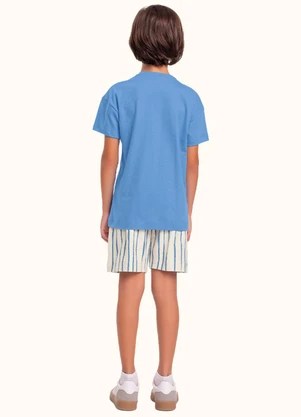 Fakini Kids - Cj.Camiseta/Bermuda Azul - FAKINI KIDS