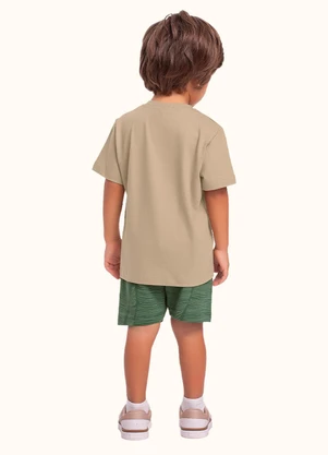 Fakini Kids - Cj.Camiseta/Bermuda Verde - FAKINI KIDS