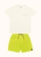 Fakini Kids - Cj.Camiseta/Bermuda Bege - variação: Bege
