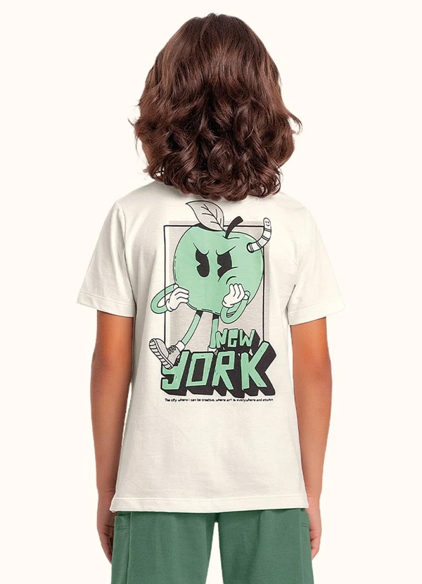 Fakini Kids - Cj.Camiseta/Bermuda Bege 3