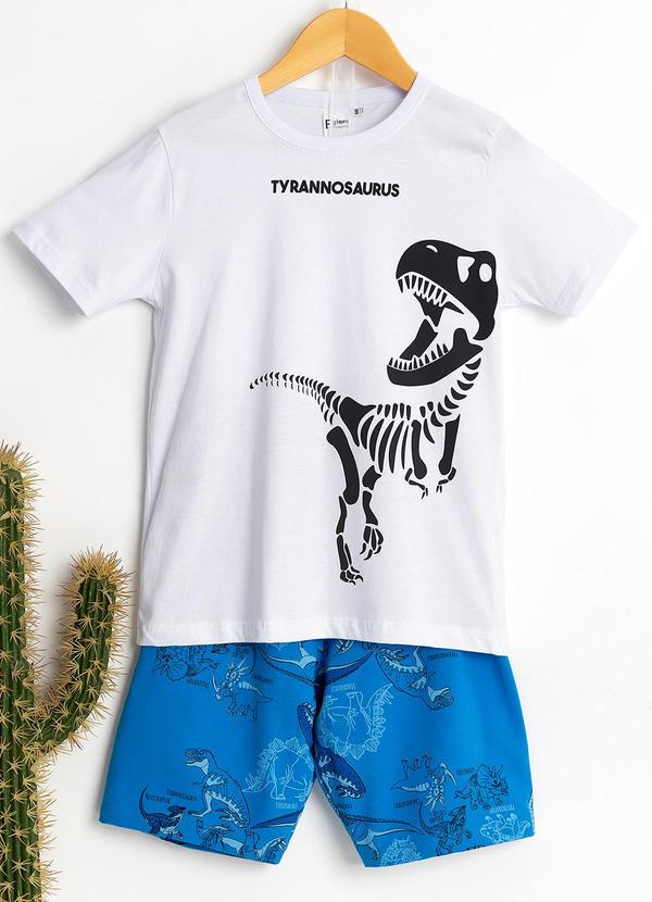 Fakini Kids - Cj.Camiseta/Bermuda Branco