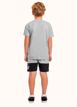 Fakini Kids - Cj.Camiseta/Bermuda Cinza - FAKINI KIDS